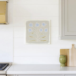Botanical Line Study No. 9 floral art print.
