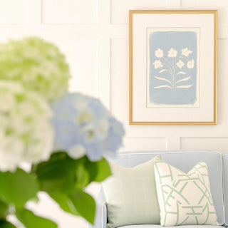 Botanical Line Study No. 10 floral wall art print.