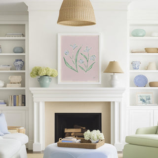 Floral Study No. 15 botanical wall art print.
