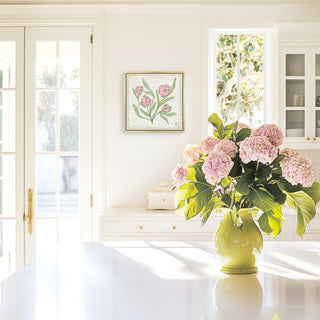 Hydrangea Study No. 3 botanical wall art print.