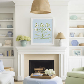 Botanical Line Study No. 8 botanical wall art print.
