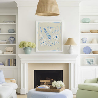 Garden Arrangement No. 4 floral wall art print.